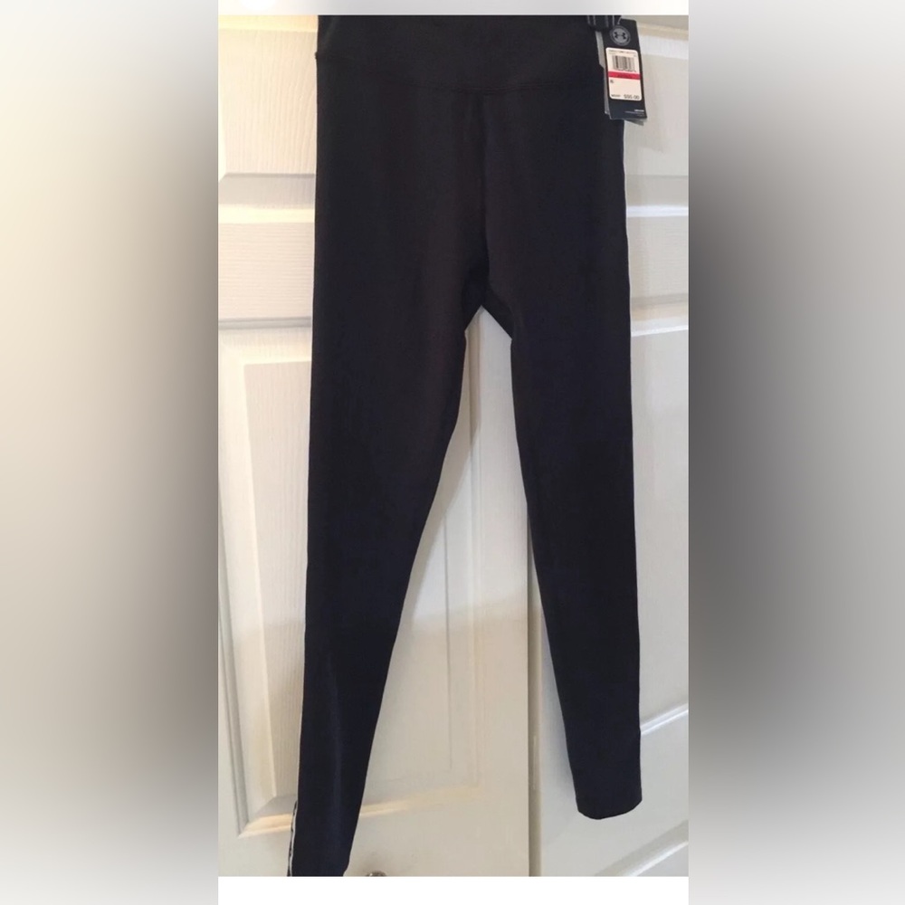 Under Armour Leggings pants Graphic Taping Sides NWT new women’s - Picture 4 of 12